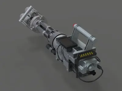 Light cannon from the movie Pixels 2015 3D model