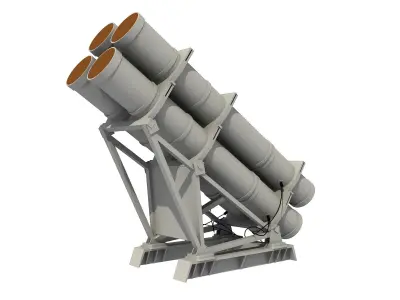 NAVAL WEAPON AND MISSILE SYSTEMS 3D model