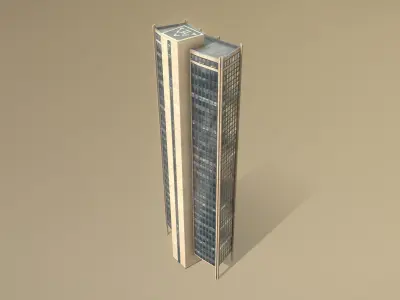 Bogota Seguros Tequendama Low-poly 3D model