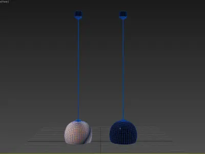 Big glow Lamp Free 3D model