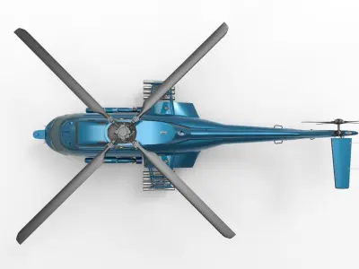 IAR 330 helicopter 3D model