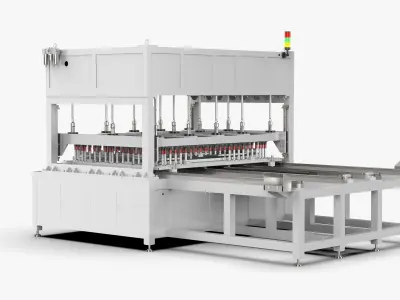 Automatic Energy Battery Pack Air Tightness Detection Machine 3D model