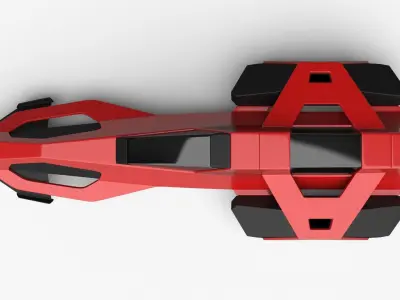 Racing Spaceship Betelgeuse 3D model