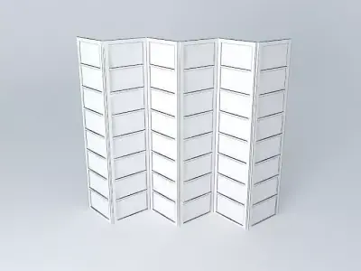 Japanese Screen Free 3D model