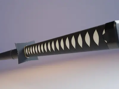 Ninja Sword - Blender 3D Model 3D model