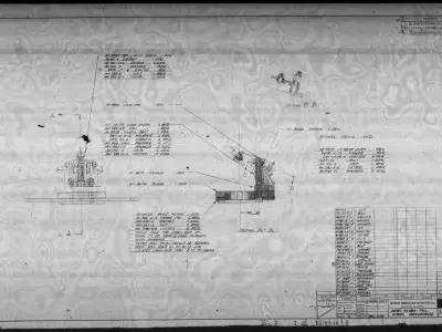 P-51D Mustang Tail Wheel De-clutching Assembly 3D print model