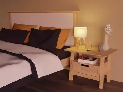 Table Lamp IKEA STORSEGEL 3D model