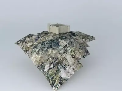 Montgrí Castle Free 3D model