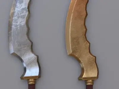 Medieval Fantasy Swords Low-poly 3D model