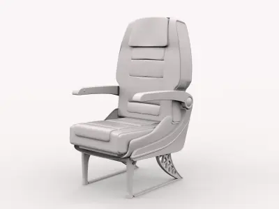  High Quality Airplane Premium Seating 3D Model With textures 3D model
