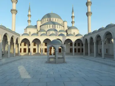 Blue Mosque 3D model