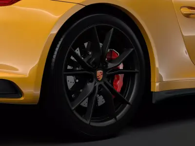 Porsche 911 Carrera T Coupe 2018 wheel 3D model