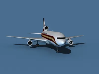 Lockheed L-1011-50 Kalitta Air 3D model