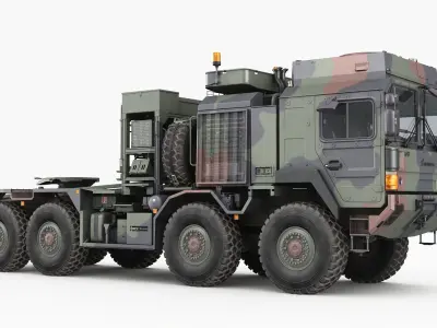 RMMV HX81 Tank transporter 3D model