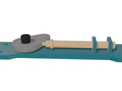 Disc Cam Plate Cam 3D model