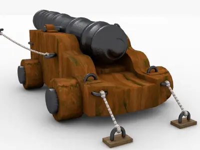 vessel cannon 3D model