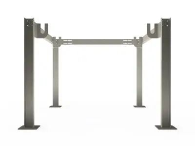 Dust collection bag hanger 3D model