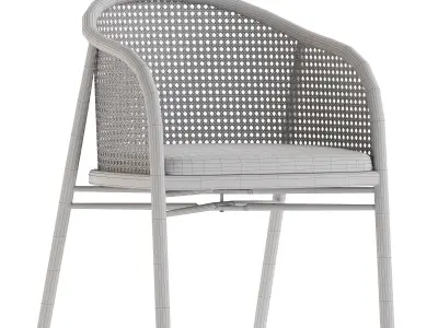 AVE Fauteuil Jaune Cavallo 3D model