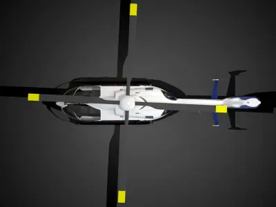 Helicopter Model 3D model