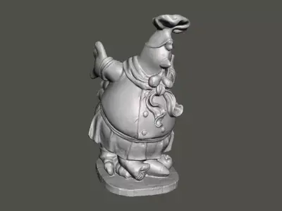 Chicken Figurine Statue 3D Scan Free 3D print model