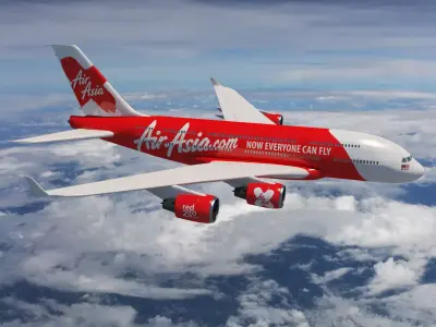 AirAsia A-380 3D model