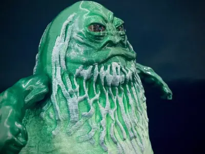 Zorba the Hutt ACTION FIGURE 2 3D print model purchase