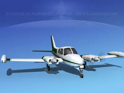 Cessna 310 V06 3D model