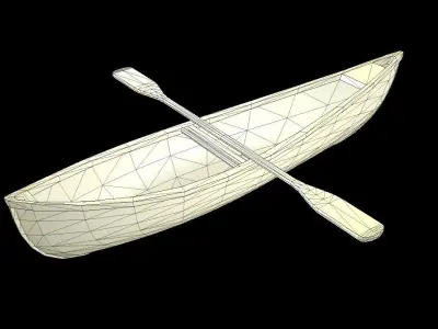 HIE Game Ready Ship D180409 Low-poly 3D model