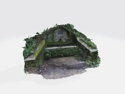 Old austrian fountain - Photoscan 3D model