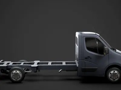Vauxhall Movano SingleCab SW E30 Chassis 2014 3D model