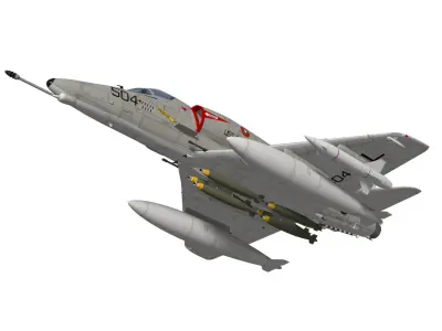 Douglas A-4E Skyhawk 3D model