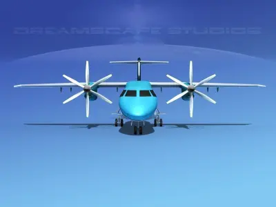 Dornier 328-130 National Air Express 3D model
