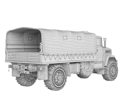 KrAZ 5233 VE 2010 3D model