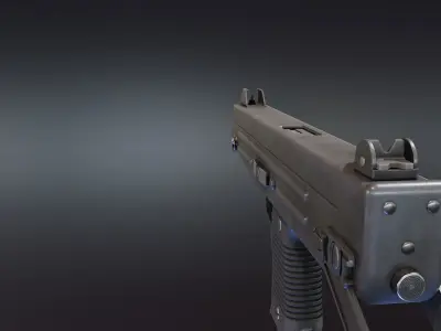 Star Z84 SMG Low-poly 3D model