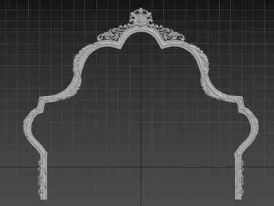 ornamet Low-poly 3D model