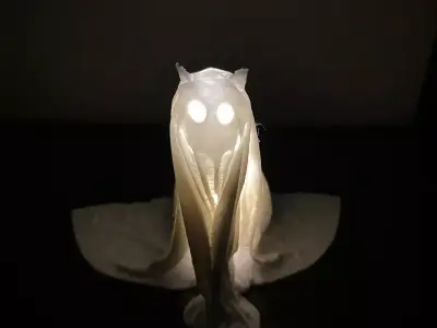 Ghost Cat Lantern STL Free 3D print model