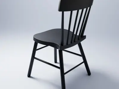 Black Chair NORRARYD Free 3D model