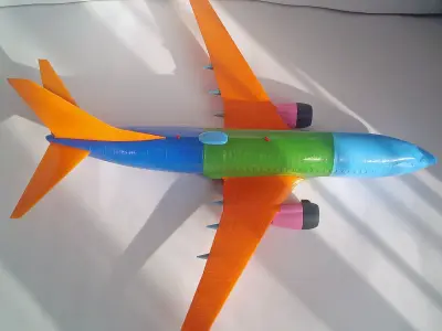 181114 Model kit Boeing 737-700 Split Scimitar Up 3D print model