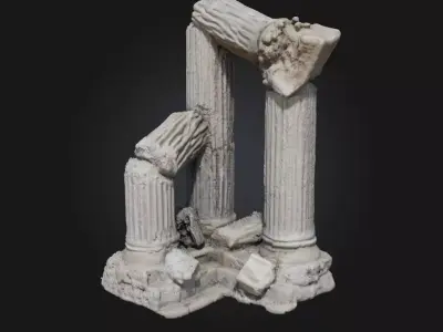 Ancient Ruins  Timeless Echoes of a Forgotten Civilization 3D model