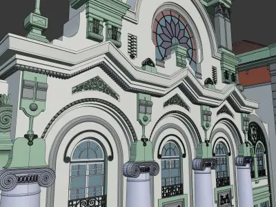 Curia Palace 3D model