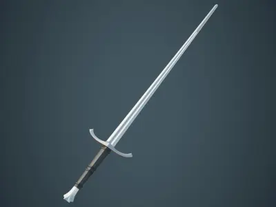 Longsword 1A Low-poly 3D model