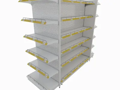 Retail Shelf 3D model