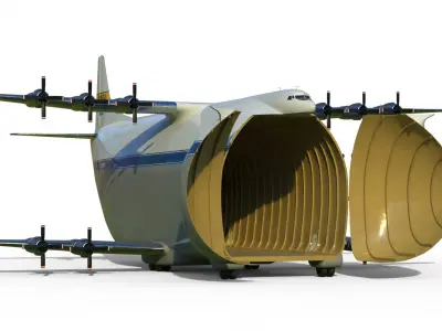 Howard DH-100 DBA 3D model