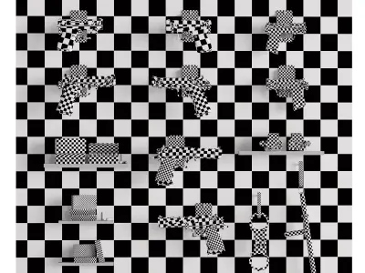 Store Show Case 13 Gun Store 4 Low-poly 3D model