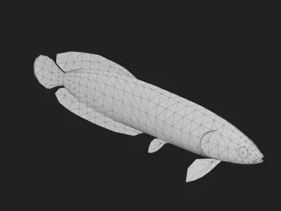 Bonytongue Low-poly 3D model