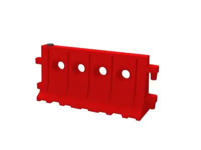 Road Barrier Set 3D print model