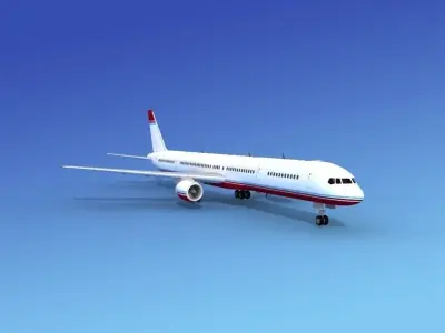 Boeing 757-300 Corporate 4 3D model