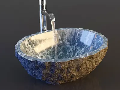Marble sink 3D model