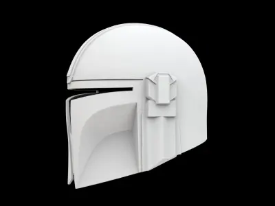 The Mandalorian Helmet 3D Print Model 3D print model
