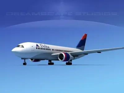 Boeing 767-200ER Delta 3 3D model